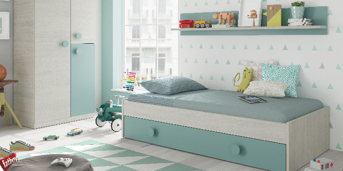Cama nido más estante