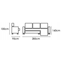 Chaiselongue Tolus