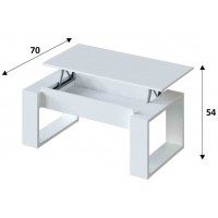 Mesa centro elevable Urban