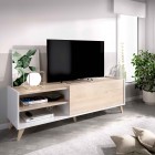 Bajo TV Ness blanco-natural