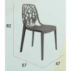 Juego de 4 sillas Praga
