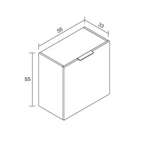 Módulo 1P colgar 55cm. Italia