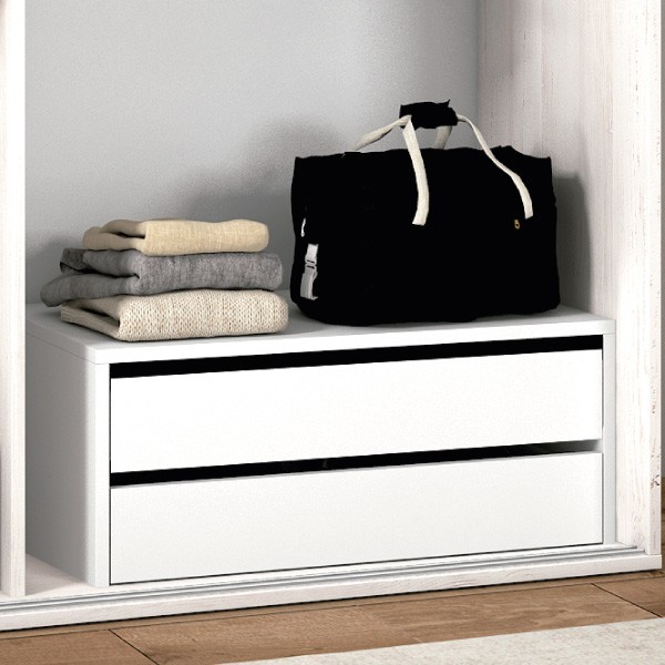 Cajonera adicional modelo Lara, ideal para ampliar tu espacio y organizar  mejor tu armario.