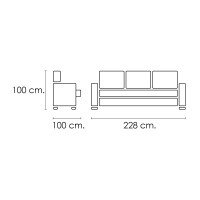 Sofá cama 3 asientos Alemania