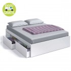 Cama Bed 4 cajones blanco artik