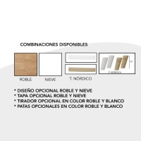 Bajo tv Nórdico140cm con pata alta