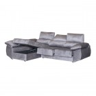 Chaiselongue Epi tapizado Edi plata express