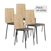 Juego de 4 sillas Dubai