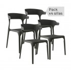 Juego de 4 sillas Pisa