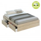 Cama Bed 4 cajones roble canadian