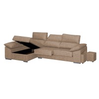 Chaiselongue Franca Express tapizado Magnol piedra