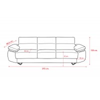 Sofá 3 plazas 3 asientos EPI