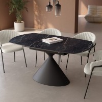 Mesa ovalada Rin 160 extensible