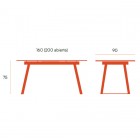 Mesa Saona 160 extensible