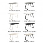 Mesa Saona 160 extensible