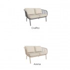 Sillon 2 plazas aruba exterior