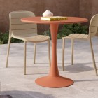 Mesa metal redonda capri