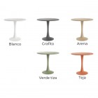 Mesa metal redonda capri