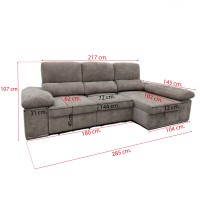 Chaiselongue cama Nadia