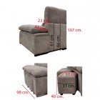 Chaiselongue cama Nadia