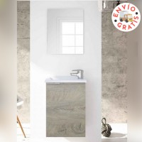 Mini mueble baño con espejo