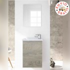 Mini mueble baño con espejo