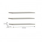 Set de 3 estantes Armario prime 150