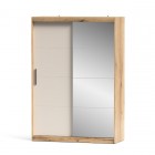 Armario 2 puertas correderas con espejo Inova 150 cm