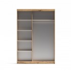 Armario 2 puertas correderas con espejo Inova 150 cm