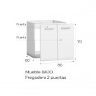 Cocina Vinci 308 Roble