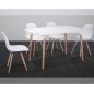 Conjunto mesa y 4 sillas Dinamarca Conjunto mesa y 4 sillas Dinamarca